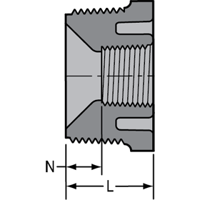 Reducer Bushing (T.T.) Flush Style